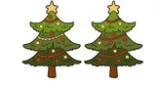 Halla las fallas que presente el árbol de Navidad y triunfa