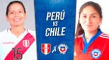 Perú vs Chile sostendrán un partido amistoso internacional femenino