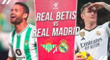 Real Madrid y Betis se medirán en el Estadio Benito Villamarín.