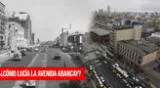 Revisa la imagen que muestra cómo lucía la avenida Abancay hace más de 50 años.