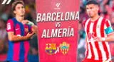 Barcelona y Almería se enfrentan por LaLiga