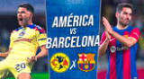 América vs. Barcelona se enfrentan en un amistoso.