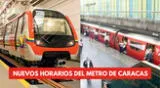 Descubre AQUÍ los nuevos horarios de servicio del Metro de Caracas para Año Nuevo.