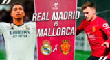 Real Madrid recibe a Mallorca por LaLiga de España.