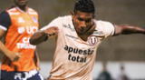 Edison Flores fue titular en el empate de Universitario con César Vallejo.
