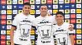 Quispe fue presentado en conferencia de prensa como jugador de Pumas.