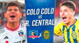 Colo Colo y Rosario Central chocan por la Serie Río de la Plata.