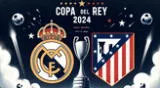 Conoce el horario del partido Real Madrid vs. Atlético Madrid por la Copa del Rey.