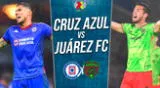 Cruz Azul vs. Juárez FC por Liga MX - torneo Clausura