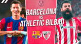 Barcelona vs Athletic Bilbao juegan en el Estadio de San Mamés.