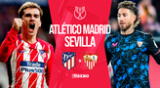 Atlético Madrid jugará ante Sevilla por los cuartos de final de la Copa del Rey