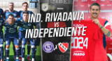 Independiente de Avellaneda vs. Rivadavia por la fecha 1 de la Copa de la Liga