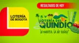Revisa los resultados de la Lotería de Bogotá y Lotería del Quindío de HOY, jueves 25 de enero.