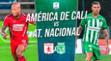 América de Cali y Atlético Nacional se enfrentan por la Liga BetPlay