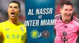 Al Nassr vs Inter Miami EN VIVO para ver el partido entre Cristiano Ronaldo contra Messi