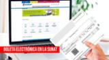 Consulta el proceso online para obtener tu boleta electrónica de la Sunat.