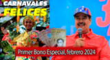 Conoce todo sobre el Primer Bono Especial para febrero, el Bono Carnavales Felices 2024 en Venezuela.