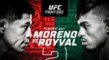 Moreno y Royval luchan por el título de peso mosca en la UFC Fight Night.