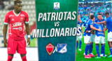 Patriotas y Millonarios se enfrentan por la fecha 8 de la Liga BetPlay