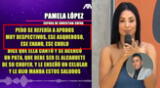 Pamela Franco dio sus descargos luego de que la aún esposa de Cueva contara algunas infidencias.