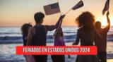 Conoce cuáles son los feriados que se celebran en Estados Unidos durante el 2024.