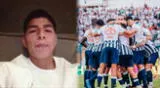 Piero Quispe le envió mensaje a jugador de Alianza Lima