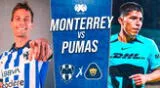 Pumas con Piero Quispe visita a Monterrey en la Lig MX