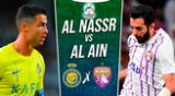 Al Nassr recibe a Al Ain por la vuelta de los cuartos de final de la Champions League de Asia.