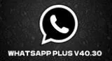 WhatsApp Plus V40.30, descarga y activa el modo 'negro absoluto' en la app modificada.