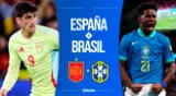 España vs Brasil sostendrán un partido amistoso internacional por fecha FIFA