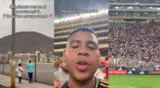 Hincha de Alianza Lima asistió al Monumental por primera vez y se vuelve viral en redes.