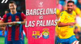 Barcelona y Las Palmas se enfrentan en partido por LaLiga