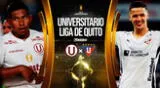 Universitario enfrenta a Liga de Quito en el Monumental