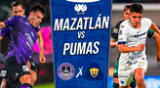 Mazatlán recibe a Pumas de Piero Quispe por una nueva jornada de la Liga MX.
