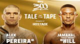 UFC 300 con la pelea estelar Alex Pereira vs Jamahal Hill