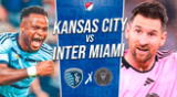 Lionel Messi con Inter Miami visitan a Sporting Kansas City en la MLS
