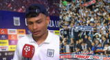 Jeriel De Santis se pronunció tras su falta de gol en Alianza Lima