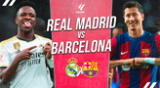 Real Madrid y Barcelona se enfrentan en partido correspondiente a LaLiga