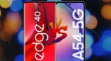 Motorola Edge 40 vs. Samsung A54: ¿Cuál es mejor? Conoce las características de los smartphones.