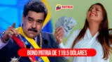 El Bono Patria de 119.5 dólares se entrega a los trabajadores públicos en Venezuela.