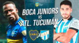 Boca Juniors vs. Atlético Tucumán por la Liga Profesional Argentina.