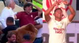 La reacción de Jean Ferrari en el cuarto gol de Universitario ante Chankas