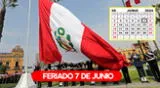 El Día de la Bandera en el Perú se celebra el 7 de junio de cada año, pero desde 2024 será nuevo feriado nacional.