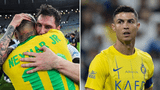 Messi, Neymar y Cristiano Ronaldo pelearon el Balón de Oro juntos en el 2015. Foto: Composición Líbero/Copa América/Al Nassr