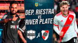 River Plate visita a Deportivo Riesta por la Copa de la Liga Profesional