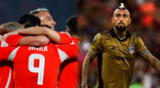 Arturo Vidal no tardó en reaccionar a la goleada de Chile sin su presencia.