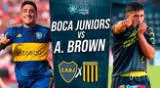 Boca Juniors y Almirante Brown jugarán en el Estadio Malvinas Argentinas.