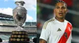 Paolo Guerrero y la publicación que realizó la Copa América en redes sociales.