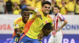 Colombia se quedó con los tres puntos ante Paraguay.