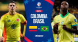 Colombia y Brasil se enfrentan por el liderato del Grupo D de la Copa América.